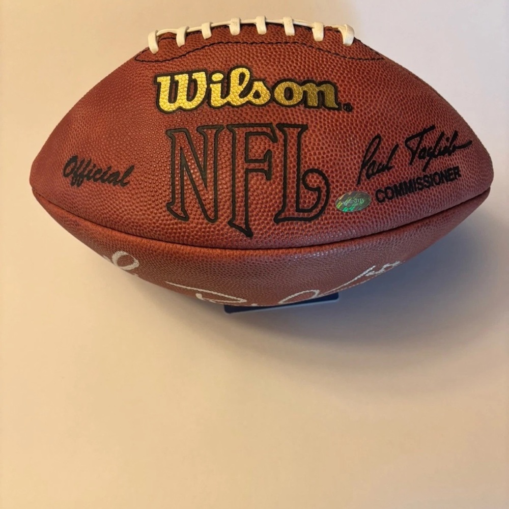 Authentic autographed Michael Irvin Football COA